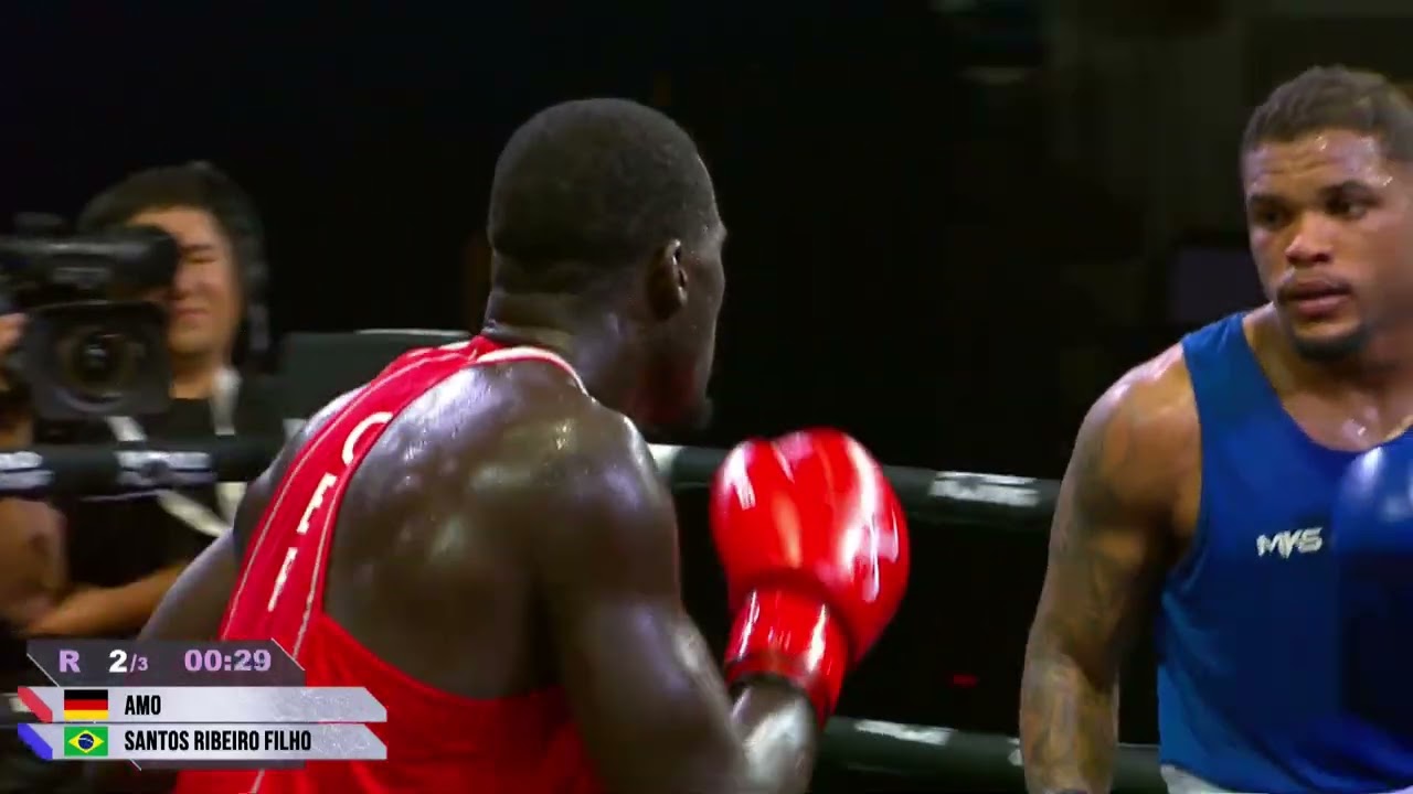 Isaias Filho (BRA) vs. Tyron Amo (GER) World Boxing Cup 2025 QF's (90kg)