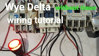Wye Delta reduce voltage starter without timer motor control