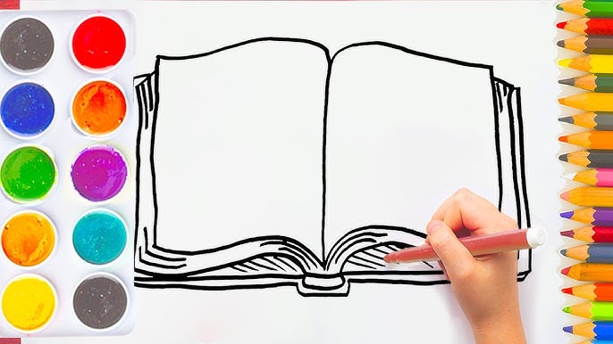 Como dibujar un libro paso a paso