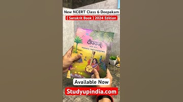 New NCERT Class 6 Deepakam ( Sanskrit Book ) 2024 Ediiton | #ncertbooks #ytshorts