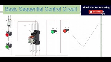 Basic Sequential Control Circuit #3D In Cade Simu