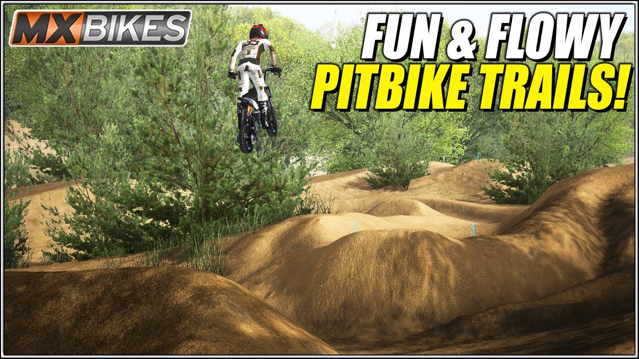 The Pitbike Trails on Hurren Compound Are SO FUN AND FLOWY!