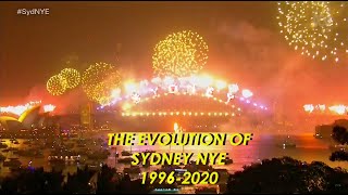 Sydney NYE Fireworks THE EVOLUTION  1996  2020