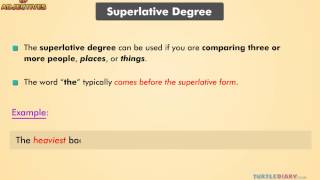 Learn to use Degrees of Adjectives *Quick &amp; Easy* Grammar for Kids!