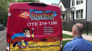 Storm drains clogged? Front yard flooded in Oak Brook? Rocket Plumbing demonstrates why