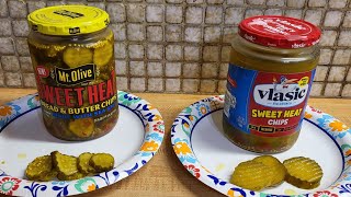 Sweet Heat Pickles. Vlasic vs. Mt. Olive #foryou #pickle #short #sweetheat #versus