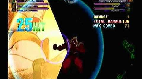 MvC2: Charlie 2x Sonic Break/Somersault Justice 100% Combo