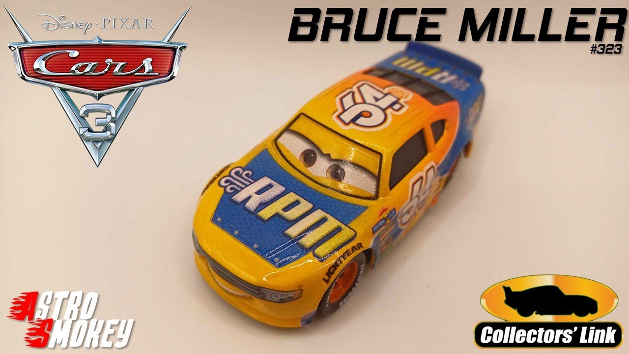 BRUCE MILLER 64 DAN CARCIA80 カーズ ミニカー DISNEY PIXAR CARS BRUCE MILLER RPM MADE IN Vietnam | eBay