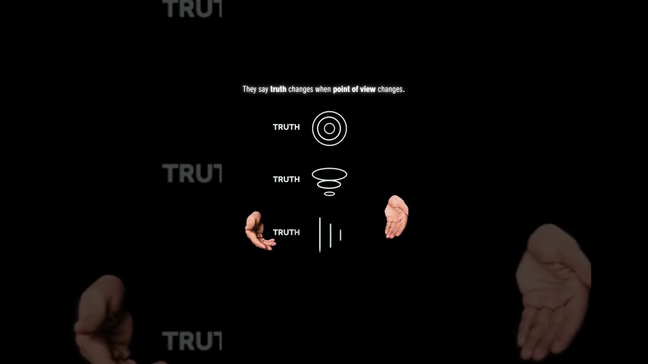 Truth doesn’t change. Your perspective does 🔄👁️ 