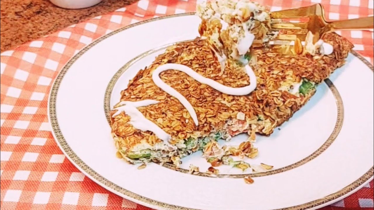 شوفان بالبيض صحي للدايت مغذي ومشبع جدا👌اومليت الشوفان بالخضار من اللذ الوصفات للدايت والتخسيس والشبع