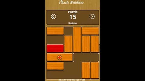 Unblock me Relax mode Puzzle 15 - Walkthrough
