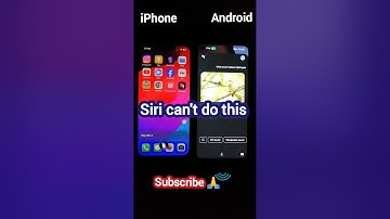 iPhone Siri vs Android GA #reels #iphone #iphone13 #iphone14 #vs #android #shorts #tricks