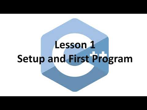 C++ Lesson 1 - Setup and First Program (COMP2011) - YouTube