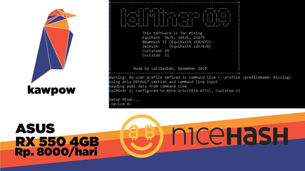 rx 550 kawpow hashrate
