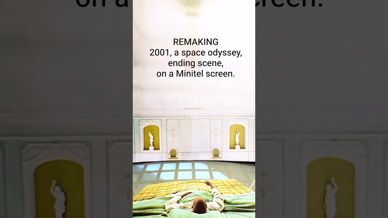 Mira REMAKING 2001, a space odyssey, ending on a Minitel screen. ASCII DRAWING on Minitel. en YouTube Mira REMAKING 2001, a space odyssey, ending on a Minitel screen. ASCII DRAWING on Minitel. en YouTube