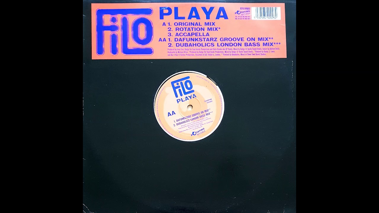 Filo - Playa (Dubaholics London Bass Mix)