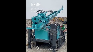 Video of 800m core drilling rig operating on site