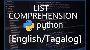 Python Programming for Beginners - 32 List Comprehension [English/Tagalog]