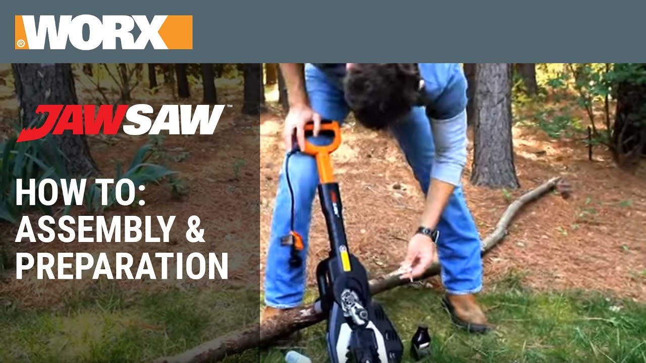 WORX JawSaw - How To: Assembly & Prep. - YouTube