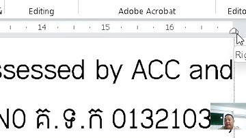 5-ការចូលបន្ទាត់នៅក្នុងកម្មវិធី Word (Indents and Tabs in MS Word)