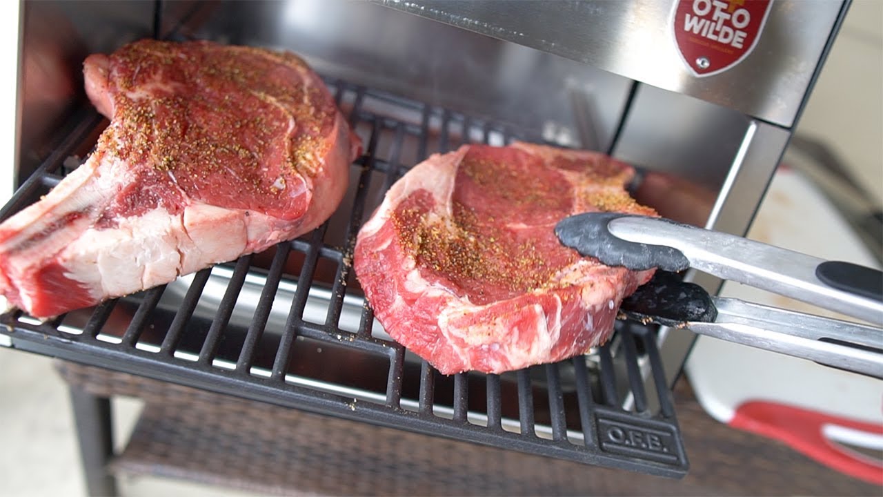 New Way To Cook My Steaks!!! Crazy New Outdoor Grill YouTube