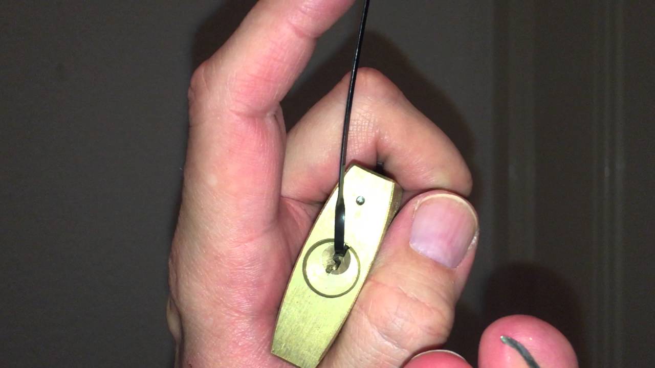 Schloss öffnen(Vorhängeschloss Burg Wächter)Schloss knacken/Vorhängeschloss öffnen/Padlock open