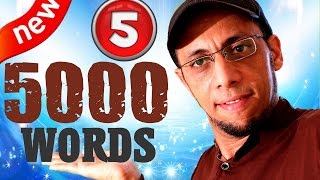 5000 كلمة إنجليزية هامة في تعلم اللغة الإنجليزية | 