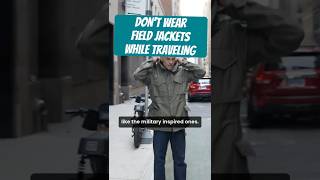 Dont wear this jacket when traveling  #traveltips #mensfashion