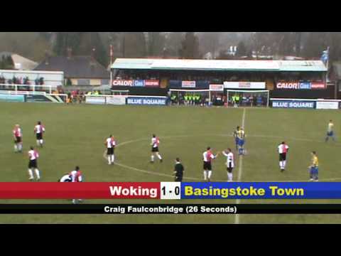 (20/03/09) Woking 4-2 Basingstoke Town (Match Highlights)