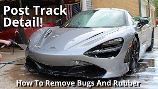 McLaren 720s Post Track Detail | Rubber And Bug Removal