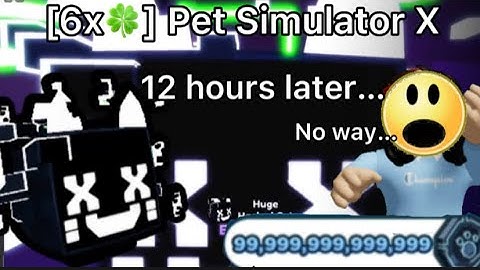 Trying to hatch the HUGE HACKED CAT with 6x🍀 luck in Pet Sim X [DAY 3] WHAT HAPPENS IS SO SHOCKING!!