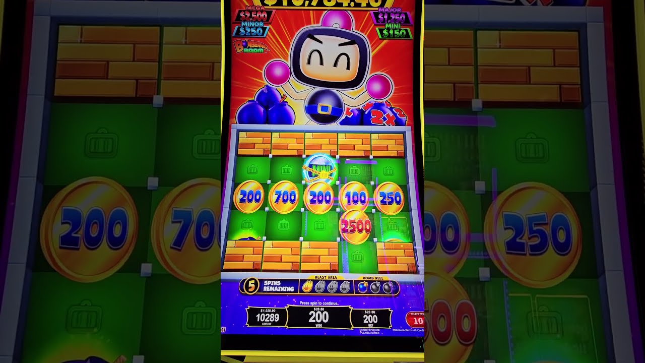 Bomber Man Bonus At $20 A Spin #slot #casino #slotmachine #gambling #bonus #slots #win