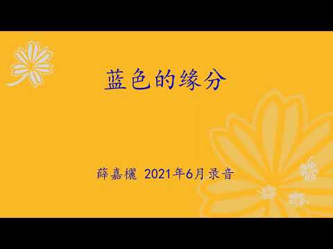 蓝色的缘分