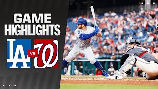 Dodgers vs. Nationals Game Highlights (4/23/24) | MLB Highlights screenshot 1