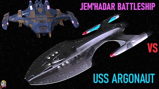 USS Argonaut VS Dominion Battleship - Both Ways - Star Trek Starship Battles