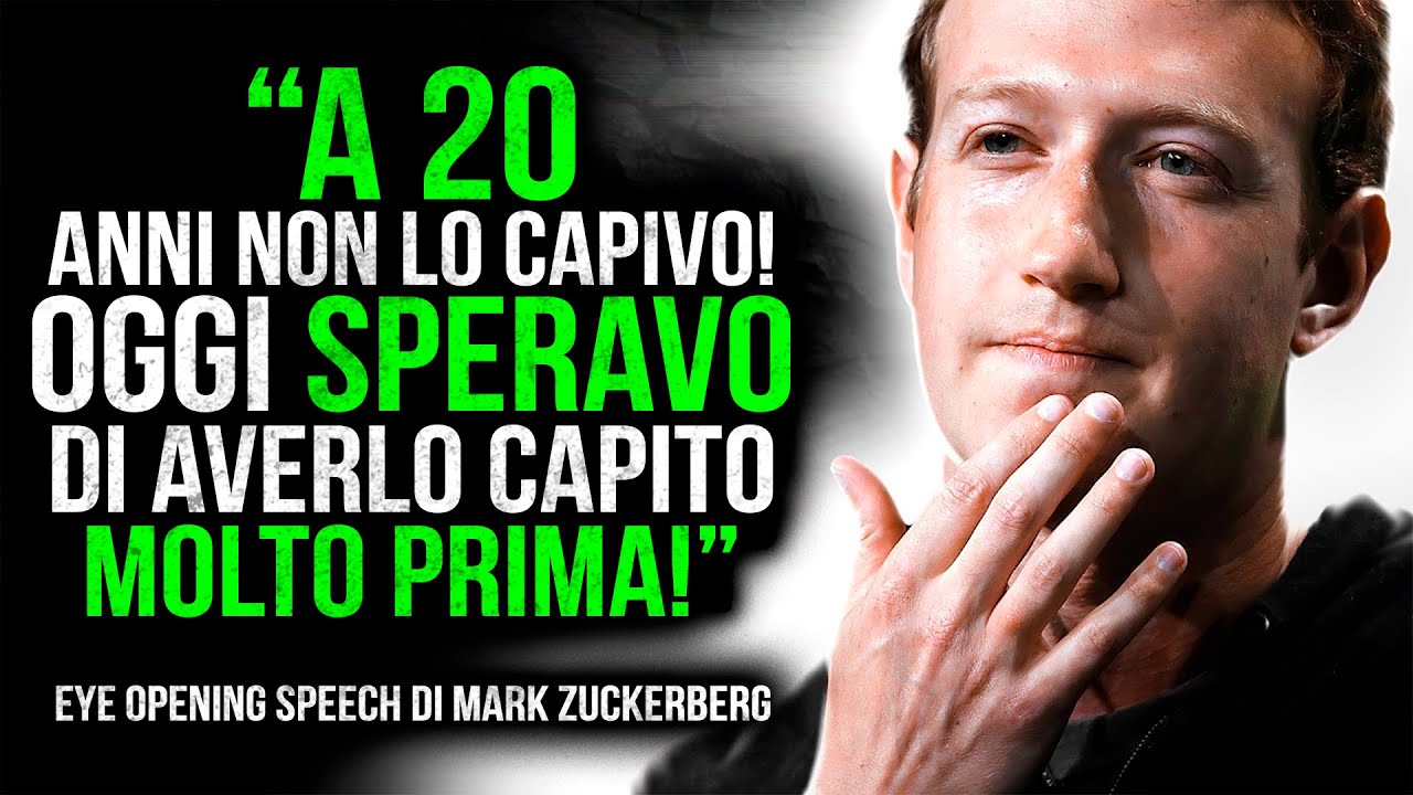 Mark Zuckerberg lascia il pubblico SENZA PAROLE | Video Motivazionale