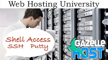 Putty Settings - Web Hosting University - gazellehost.com/whu
