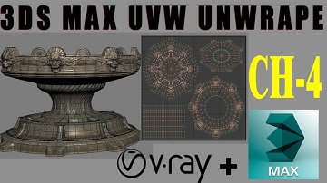 3ds max UVW unwrap tutorial with vray in hindi chapter 4