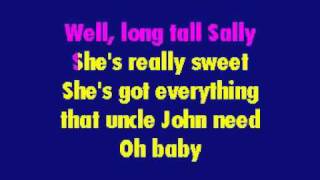 Little Richard - Long Tall Sally (karaoke)