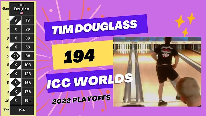 Tim Douglass 194 at the Worlds