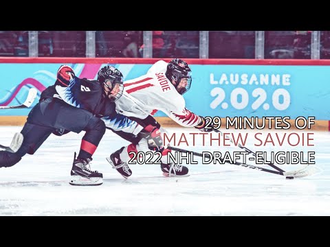 29 Minutes of Matthew Savoie - A CambieKev Scouting Video - the 2020 YOG - vs USA, FIN