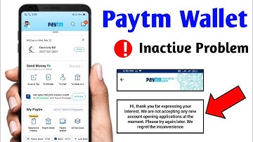 paytm wallet inactive problem 2024 | how to paytm wallet inctive problem | paytm wallet problem
