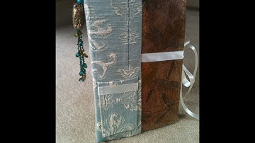 Book Binding: How to make a journal (Part 2 - Strengthening the spine and making the covers)