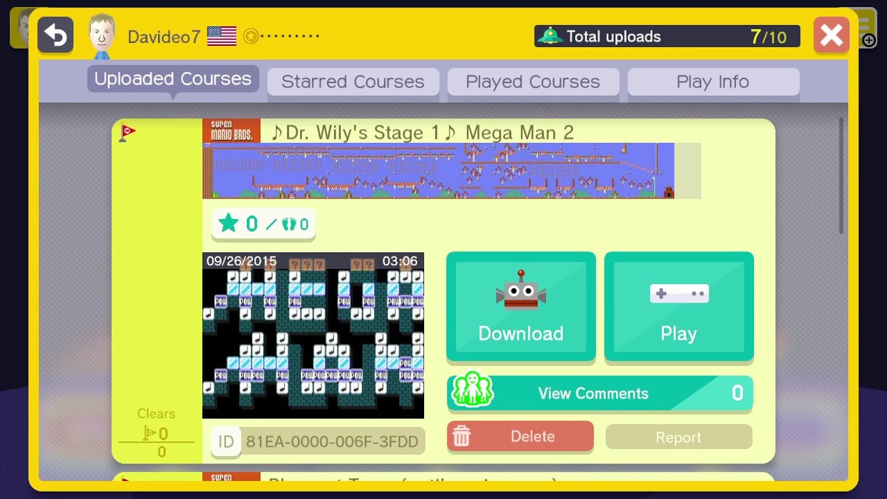 my super mario maker level dr wilys stage 1 theme song from mega mario maker download size