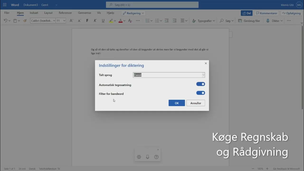 Tale til Tekst YouTube
