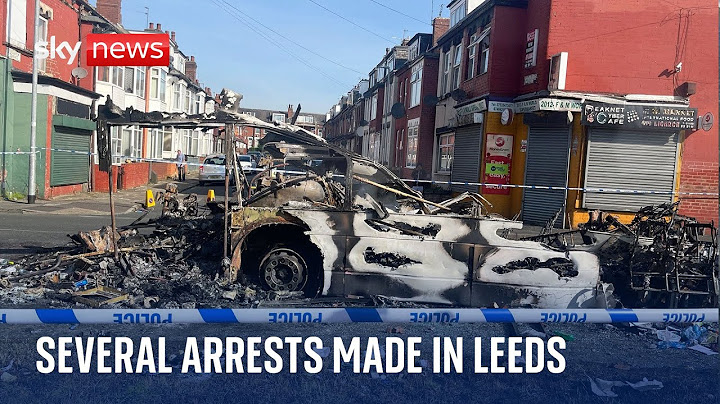 Leeds riot: Several arrests made after unrest in Harehills