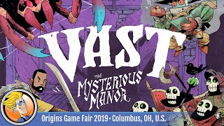 Vast: The Mysterious Manor - game overview at Origins Game Fair 2019