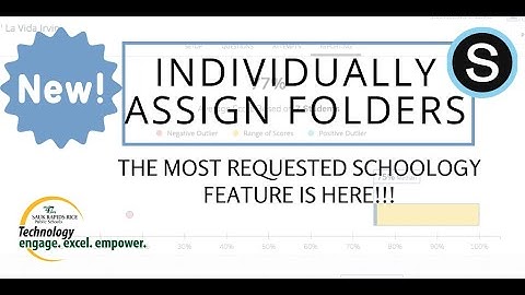 Individually Assign Folders | Schoology