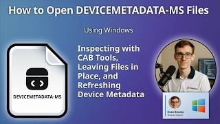 How to Open DEVICEMETADATA-MS Files (Windows Device Metadata)