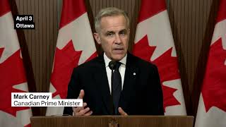 Canada's Carney Calls Trump Tariffs Unjustified, Misguided